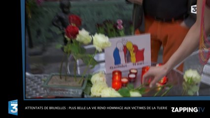 Download Video: Attentats de Bruxelles : le touchant hommage des acteurs de Plus belle la vie aux victimes de la tuerie (Vidéo)