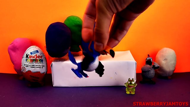 LPS Play Doh Rio 2 Littlest Pet Shop Kinder Surprise Cars 2 Surprise Eggs StrawberryJamToys