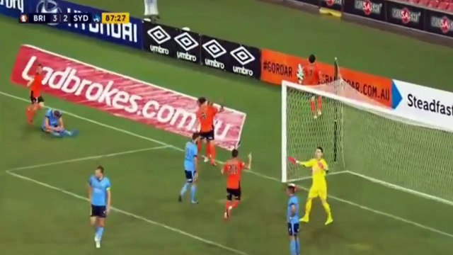 Brisbane Roar FC 3-2 Sydney FC Henrique Silva Goal Australian A-League 26-03-2016 hd