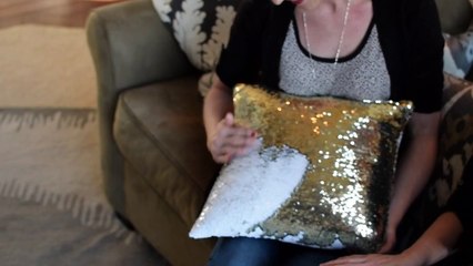Magic, Reversible *Mermaid* Sequin Pillow