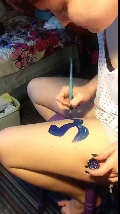 Mermaid-time lapse