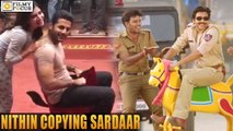 Sardaar Mania at A...Aa Movie Sets || Nithin, Samantha, Pawan Kalyan - Filmyfocus.com