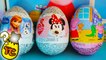 3 SURPRISE EGGS MINNIE MOUSE DISNEY FROZEN PEPPA PIG UNBOXING TOYS FOR KIDS | Toy Collector