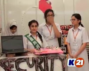 Pakistani girls make protection ring for girls safety