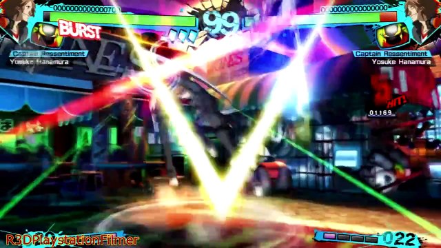 Persona 4 Arena Ultimax - Story Mode Battles #3: Yosuke Hanamura Vs. Yosuke Hanamura {English, HD}