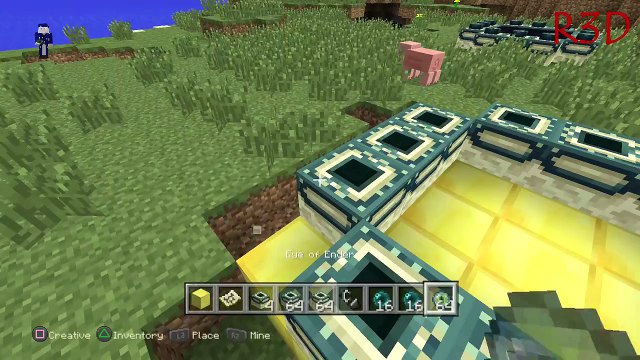 Minecraft - Playstation 4 Edition - How to Make an End Portal Tutorial {Full 1080p HD}
