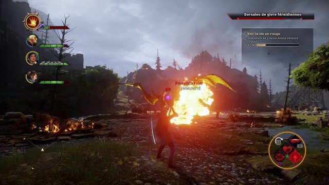 Dragon Age : Inquisition - Combat brûlent contre un dragon