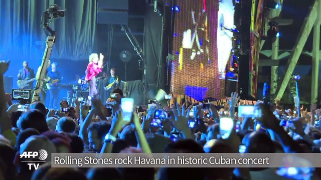 Huge crowds hear Rolling Stones rock Havana
