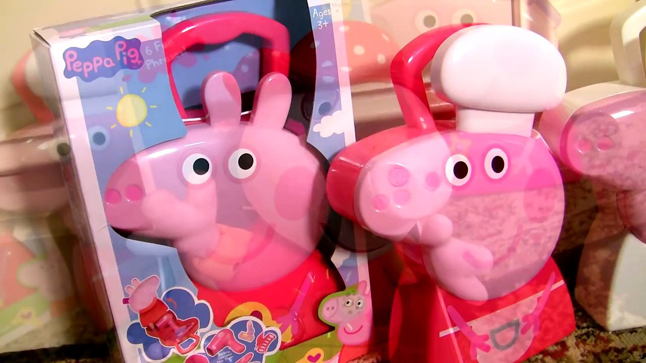 Nurse Peppa Pig Medical Case ❤ Chef Peppa Pig Cooking Carry Case Surprise - Maletín de
