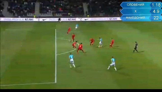 Roman Bezjak Goal - Slovenia vs FYR Macedonia 1-0 (International Friendly Match 2016)