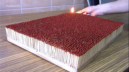 Video of 6,000 matchsticks slowly burning has the Internet mesmerised  _ Daily Mail Online