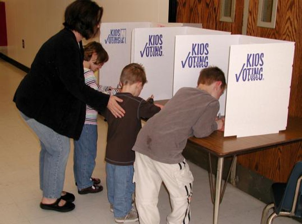 Brown Shirts Crashing Republican Rallys and Children Voting.