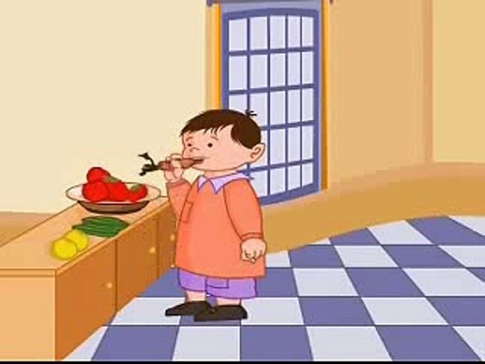 Aaloo-Palak-Muli-Gajar ( Hindi Kavita, Balgeet )