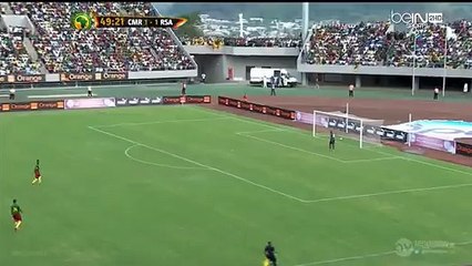 Clayton Daniels Half-way Golazo! Cameroon vs South Africa 1-2 26.03.2016