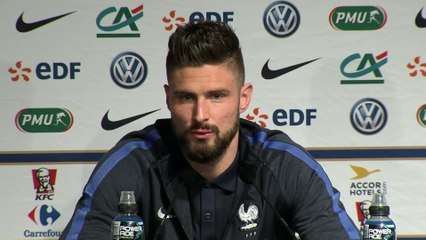 Foot - Amicaux - Bleus : Giroud sur sa relation avec Griezmann «Une entente particulière»