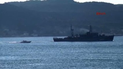 Çanakkale - Rus Savaş Gemisi Karadeniz'e Çıkıyor