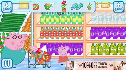Peppa Pig Shopping | Full Game play | Best iPad app demo for kids