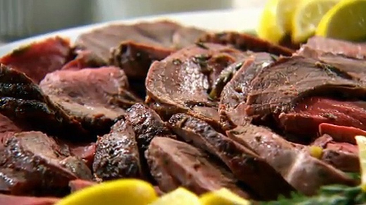 Butterflied, Rolled, and Roasted Leg of Lamb