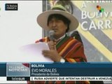 Bolivia: destaca Evo Morales papel de nacionalizaciones estratégicas