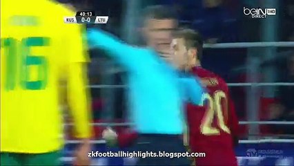 1-0 Oleg Ivanov Goal HD - Russia v. Lithuania - Friendly 25.03.2016 HD