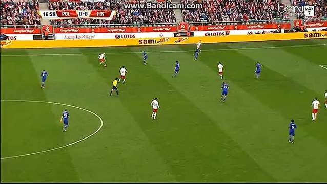 Grosicki Goal 1-0 Poland vs Finland 26.03.2016