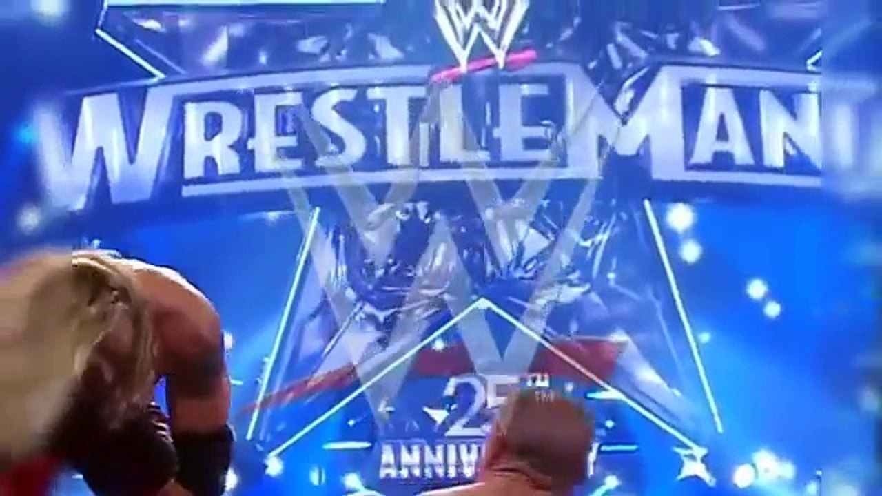 WWE Wrestlemania 25 John Cena vs Edge vs Big Show