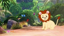 Lion Finger Family _ 3D Cartoon Finger Family Rhymes _ Animal Finger Family Songs For Kids