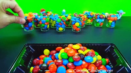 Smallest Surprise Opening 30 M&M's Candy Surprise Frozen Hello Kitty CottonCandyCorner
