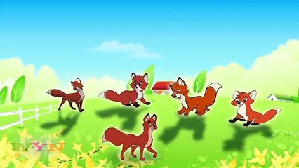 Fox Finger Family _ Daddy Finger Family Songs _ 3D Cartoon Finger Family Rhymes For Kids