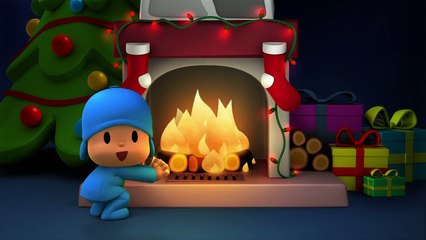 Pocoyo cheminée !! (Yule Log)