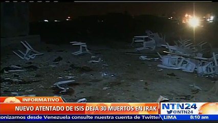 Aumenta a 32 el número de muertos tras ataque del Estado Islámico en cancha de fútbol de Irak