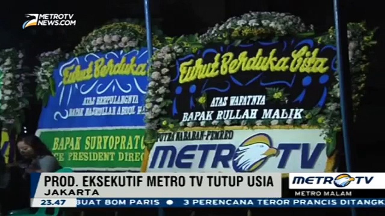Obituari Rullah Malik, Produser Eksekutif Metro TV