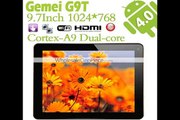 Gemei G9T Android 4.0 Tablet 9.7 inch IPS Amlogic AML8726-MX Cortex-A9 Dual Core 1GB RAM 16GB 1.5GHz