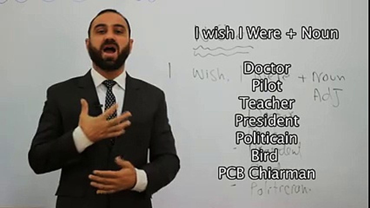 Learn English BY H.hussain (I wish I were ) English to urdu