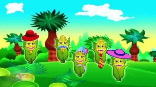 Corn Finger Family - The Finger Family Daddy Finger Nursery Rhyme - Funny Baby Rhymes