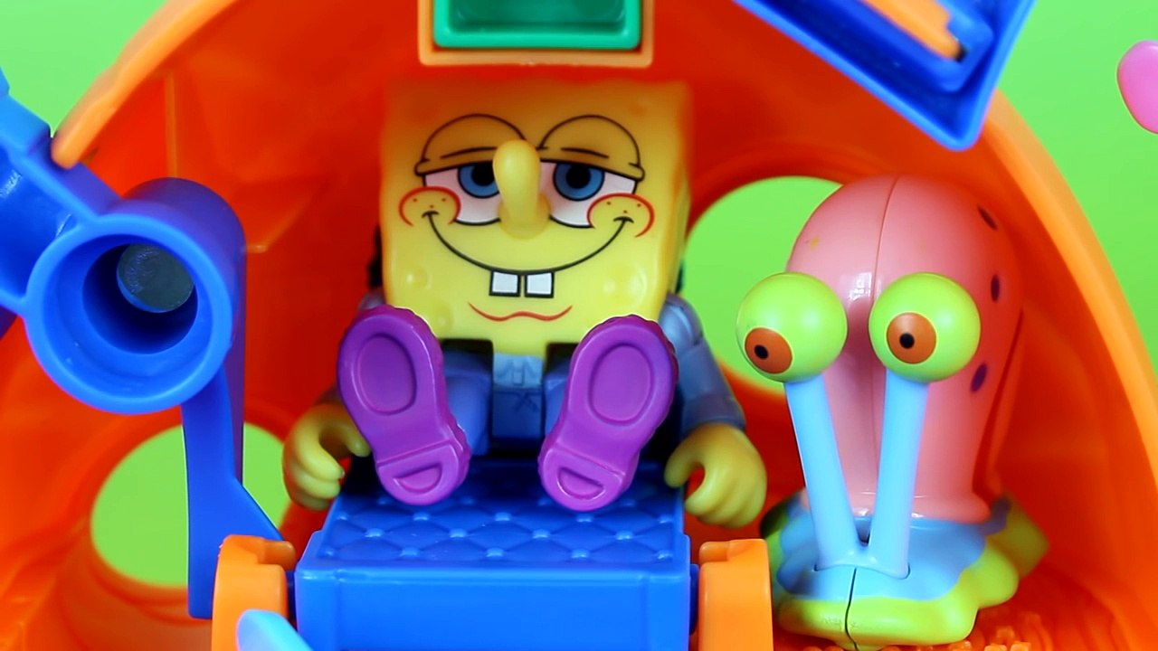 Imaginext Nickelodeon Bikini Bottom Playset Spongebob Squarepants squidward Patrick Captain Hook