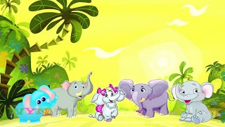 Elephant Finger Family 3D Cartoon Finger Family Rhymes Funny Kids Rhymes