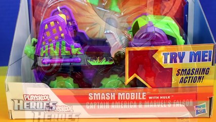 Marvel Super Hero Adventures Captain America Falcon Smash Mobile Imaginext Joker