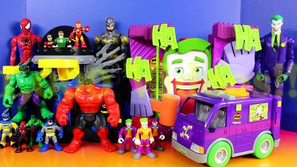 1,000,000 SUBSCRIBERS! THANK YOU! Imaginext Batman Spider-man Hulk Iron Man Collection 1 MILLION!