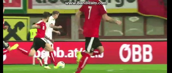 Emir Lenjani gets Injured - Austria 2-1 Albania 26-03-2016