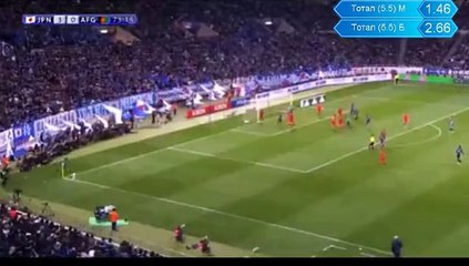 Goal Maya Yoshida - Japan 4-0 Afghanistan (24.03.2016) World Cup - AFC Qualification