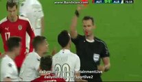 Ergys Kace Horror Foul RED CARD  - Austria 2-1 Albania