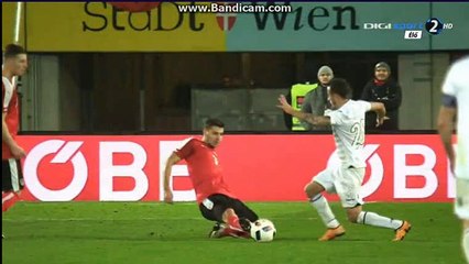 Ergys Kace Red Card Austria vs Albania 2-1 ( 26.03.2016)