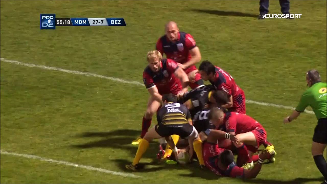 SITE OFFICIEL STADE MONTOIS RUGBY - ESSAI 4 S. MIRANDE - STADE MONTOIS vs BEZIERS