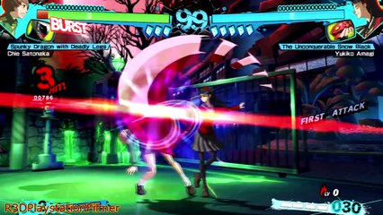 Persona 4 Arena Ultimax - Story Mode Battles #5: "Chie Satonaka Vs. Shadow Yukiko" {English, HD}