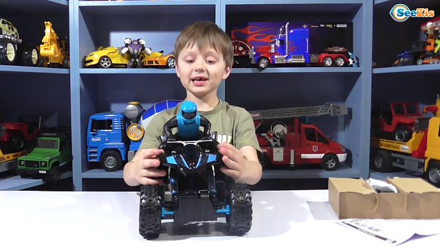 Монстр Трак. Квадроцикл. Распаковка и обзор машинки от Игорька. Видео для детей. Tiki Taki Boys