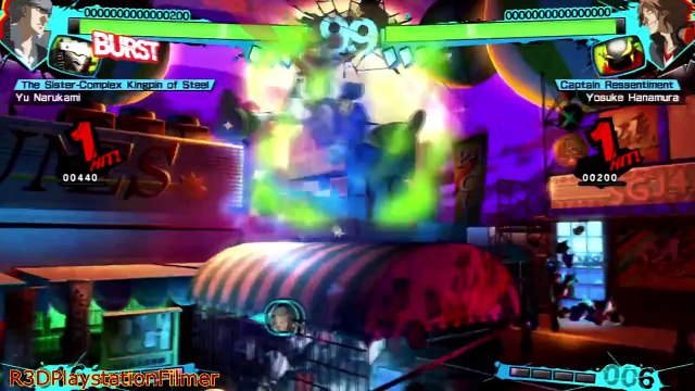 Persona 4 Arena Ultimax - Story Mode Battles #2: Yu Narukami Vs. Yosuke Hanamura {English, HD}