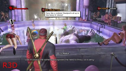 Deadpool The Video Game - "Sexy Party" Easter Egg Gameplay {Full 1080p HD}