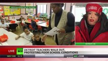 Detroit teachers stage ‘sickout to protest conditions of public schools