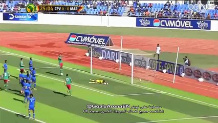 مشاهده اهداف المغرب وكاب فيردي اليوم 26/3/2016 كاس امم افريقيا